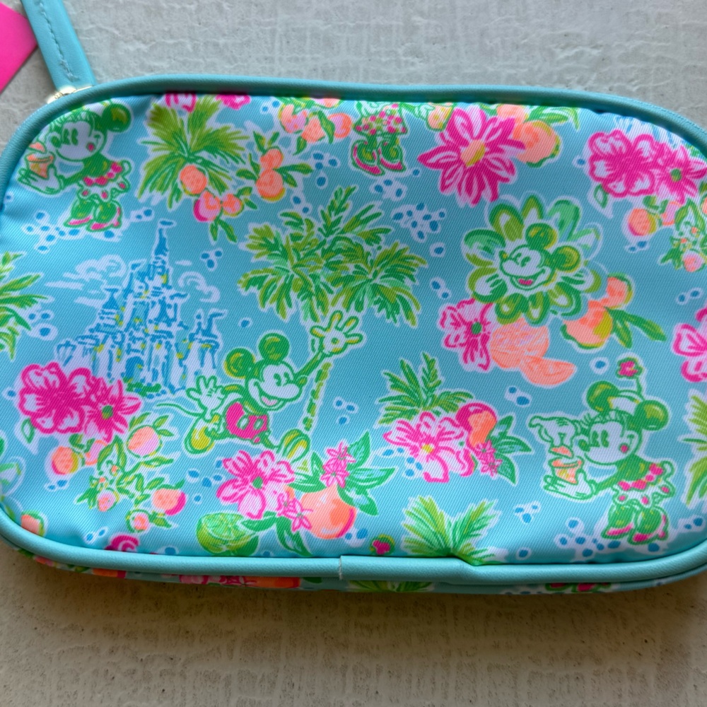 Lilly Pulitzer x Disney Parks Wristlet Mickey & Minnie Mouse NWT